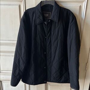 Coach Men's Black Quilted Lightweight Jacket